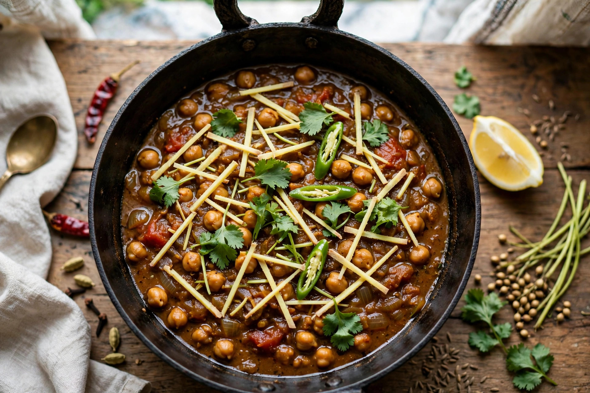 Chole (Kabuli Chana Curry)