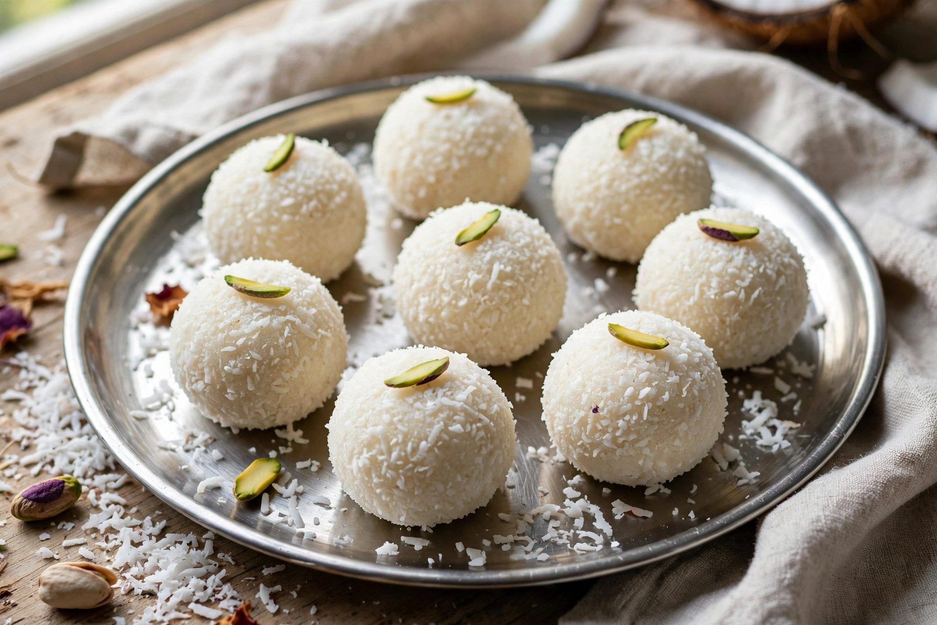 Coconut (Nariyal) Ladoo