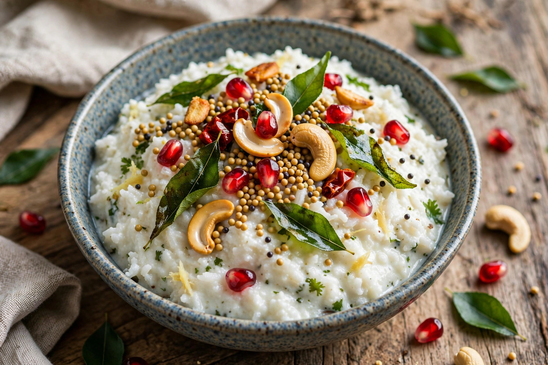 Curd Rice with South Indian Tempering