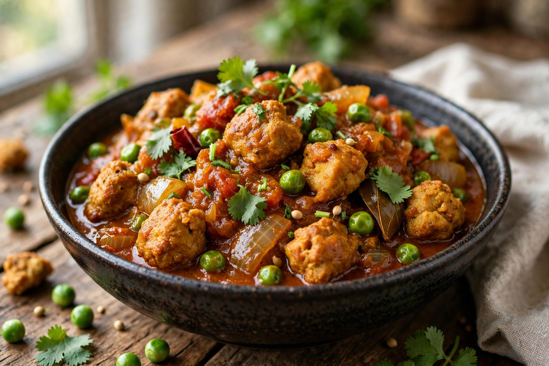 Soya Chunks Curry